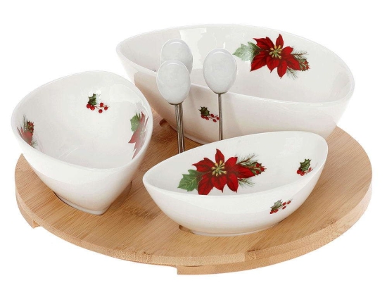 Ορντερβιέρα 3 Θέσεων Poinsettia 6218 65.241.136 Multi Cryspo Trio