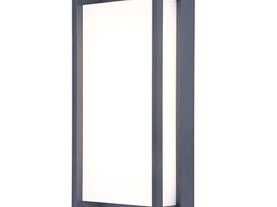 Φωτιστικό Τοίχου Qubo 5193013118 LED 17.3W 4000K 1300Lm 11x22cm Dark Grey Lutec