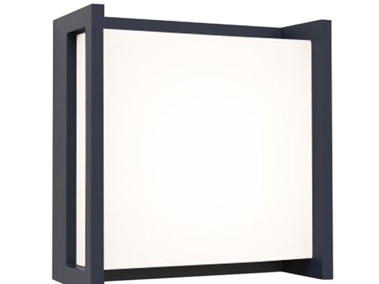 Φωτιστικό Τοίχου Qubo 5195404118 LED 9.5W 4000K 850Lm 7,2x14cm Dark Grey Lutec