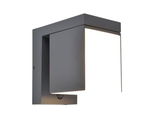 Φωτιστικό Τοίχου Ηλιακό Prima 6993801118 3000K 1000Lm 16x10x13,5cm Dark Grey Lutec