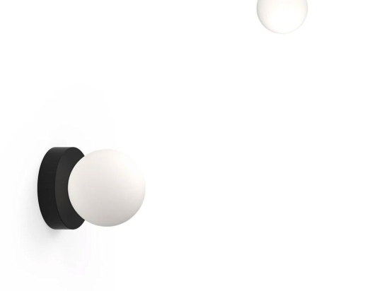 Φωτιστικό Τοίχου Bola Sphere Flush 5 10911 12,7x13,5cm Dim Led 305lm 6W Black Pablo Designs