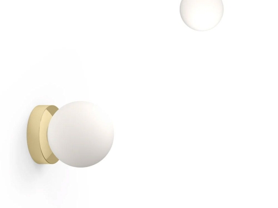 Φωτιστικό Τοίχου Bola Sphere Flush 6 10916 15,2x13,5cm Dim Led 800lm 12W Brass Pablo Designs