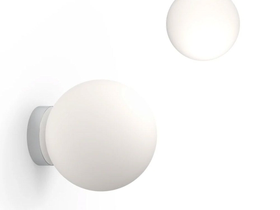 Φωτιστικό Τοίχου Bola Sphere Flush 12 10928 30,5x13,5cm Dim Led 1625lm 20W Chrome Pablo Designs
