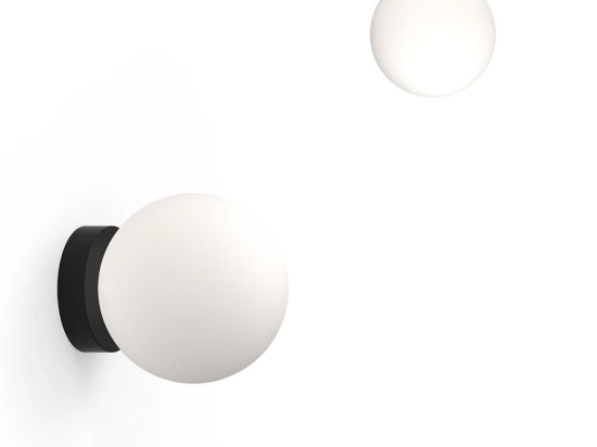Φωτιστικό Τοίχου Bola Sphere Flush 10 10946 25,4x13,5cm Dim Led 1625lm 20W Black Pablo Designs