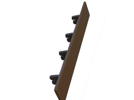 Τάπα Πλαστική Για Deck Δαπέδου 80110 2,5/14,6cm Dark Brown NewPlan