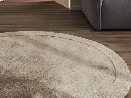 Χαλί Heaven 802/06 Warm Beige Gofis Home 150X150cm Round
