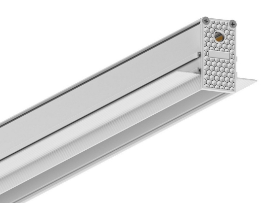 Μαγνητική Ράγα Λεπτή Eiva VK/04588/TR/TL/1/W Led 48V Dali Χωνευτή Trimless 1m White VKLed