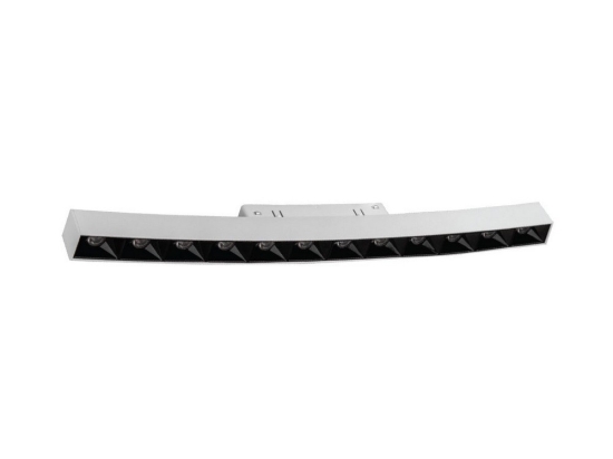 Γραμμικό Φωτιστικό Led EntoVK/04627/TR/DA/2/W/W Για Στρογγυλή Μαγνητική Ράγα Dali 48V 3000K 12W 990lm CRI>90 Για Διάμετρο 2m White VKLed