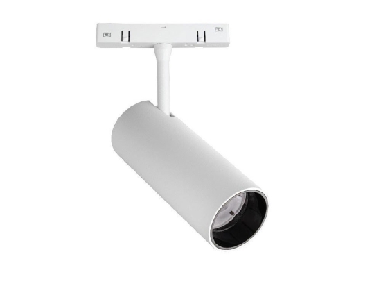 Σποτ Led Ento VK/04629/TR/DA/3/W/W Για Στρογγυλή Μαγνητική Ράγα Dali 48V 3000K 18W 1330lm CRI>90 Για Διάμετρο 3m White VKLed