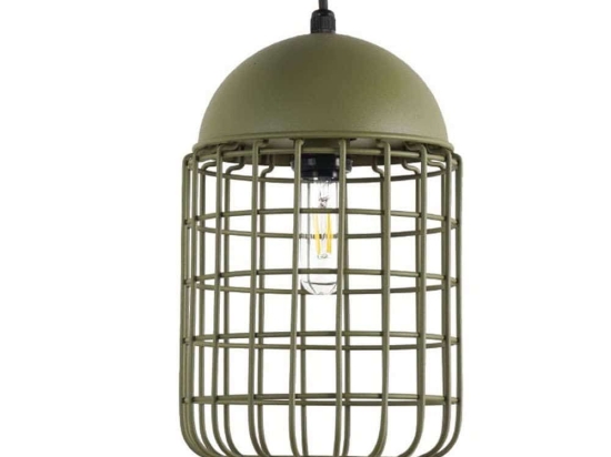Φωτιστικό Οροφής VK/01123/PE/GR Φ20x171cm 1xE27 20W Green VKLed