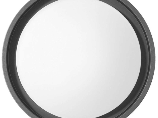 Φωτιστικό Οροφής - Πλαφονιέρα VK/02220/AN/W Φ27x5,4cm Led 2625lm 24W 3000K Anthracite VKLed Αλουμίνιο