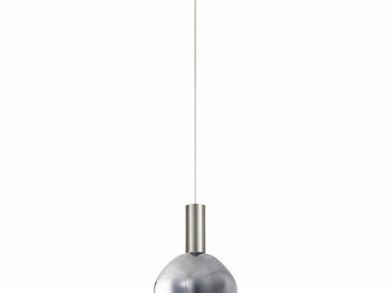 Φωτιστικό Οροφής Adept Tube 77-8399 1xE27 60W Nickel-Smoke Homelighting