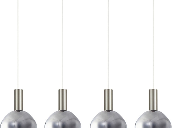 Φωτιστικό Οροφής - Ράγα Adept Tube 77-8405 85x20x300cm 4xE27 60W Nickel-Smoke Homelighting