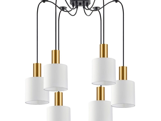 Φωτιστικό Οροφής Adept Tube 77-8597 50x50x300cm 6xE27 60W Multi-White Homelighting