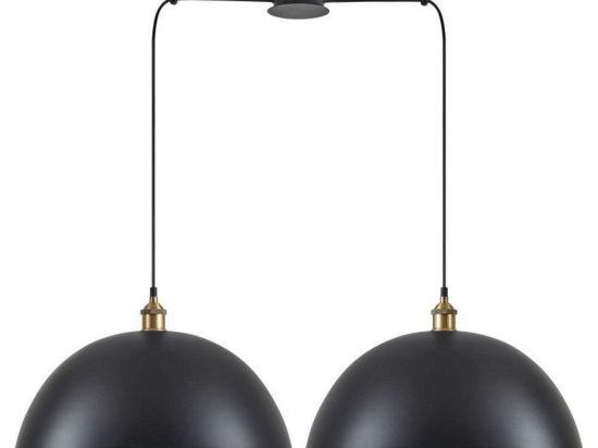 Φωτιστικό Οροφής Magnum 77-8702 50x31,5cm 2xE27 60W Bronze-Black Homelighting