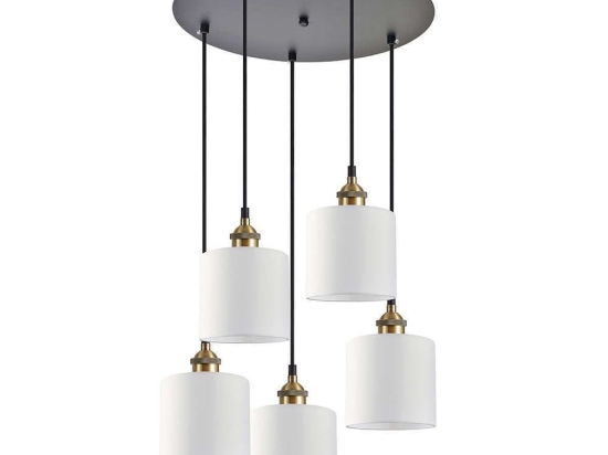 Φωτιστικό Οροφής Adept 77-8730 40x40x300cm 5xE27 60W Multi-White Homelighting