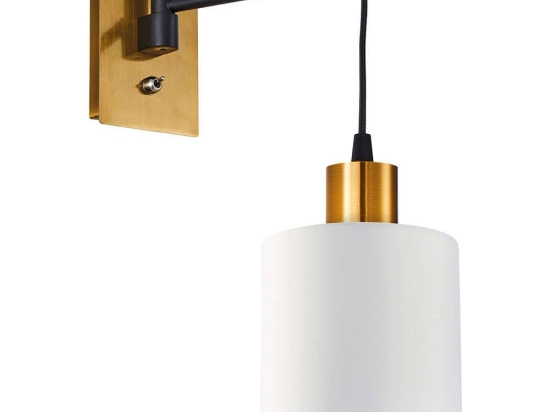 Φωτιστικό Τοίχου - Απλίκα Adept 77-8875 14x27x34cm 1xE27 60W Multi-White Homelighting