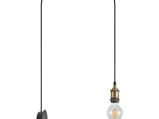 Φωτιστικό Τοίχου Magnum 77-8883 50x11x300cm 1xE27 60W Black-Bronze Homelighting
