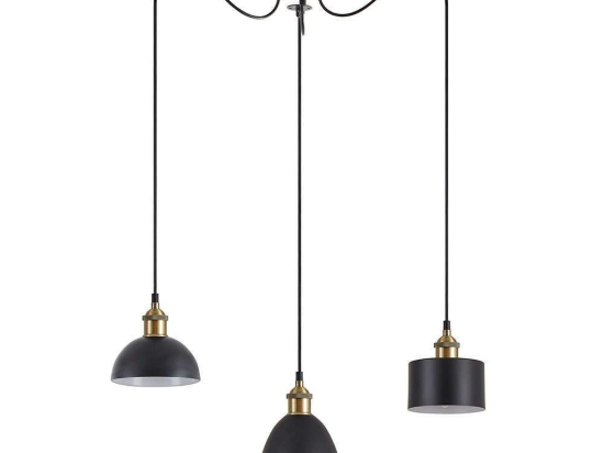 Φωτιστικό Οροφής Magnum Flex 77-8974 45x45x300cm 3xE27 60W Black-Bronze Homelighting