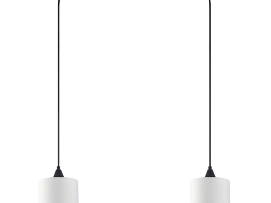 Φωτιστικό Οροφής Κρεμαστό Adept 77-9012 11x300cm E27 60W Black-White Homelighting Ύφασμα