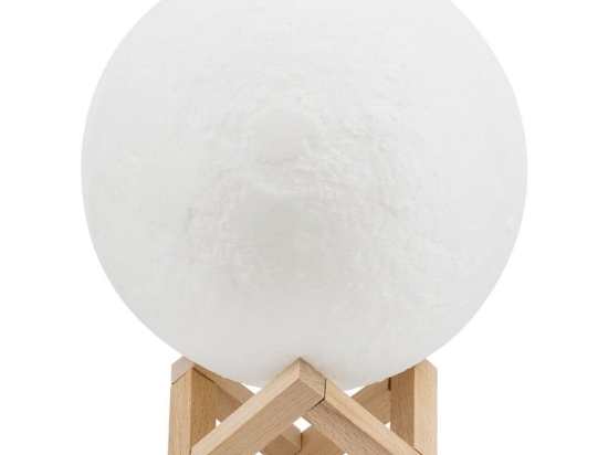 Φωτιστικό Επιτραπέζιο Moon 79620 Led 6W Φ20x25cm White GloboStar