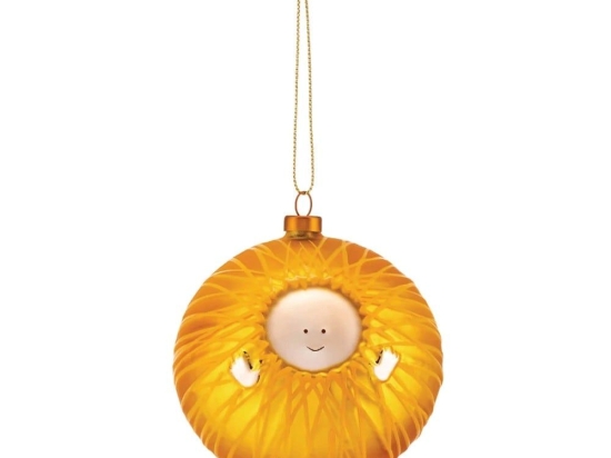 Χριστουγεννιάτικη Μπάλα Gesu Bambino AMJ13 1 9cm Gold Alessi