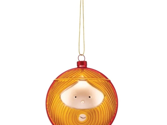 Χριστουγεννιάτικη Μπάλα Giuseppe AMJ13 3 9cm Orange-Red Alessi