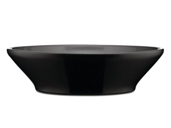 Πιάτο Σούπας Tonale DC03/2 B Φ18,5x5cm Κεραμικό Black Alessi Κεραμικό