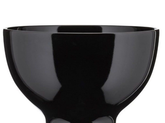 Μπωλ Φαγητού Tonale DC03/3 B Φ18x11cm Κεραμικό Black Alessi Κεραμικό