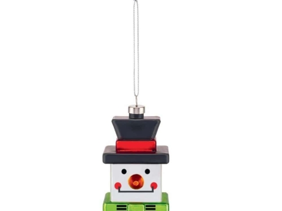 Χριστουγεννιάτικο Στολίδι Snow Cube Le Palle Quadrate GJ02 3 5,5x8,5cm Multi Alessi
