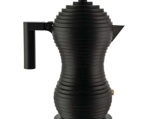 Καφετιέρα Espresso Pulcina MDL02/3 BB 150ml Black Alessi Αλουμίνιο