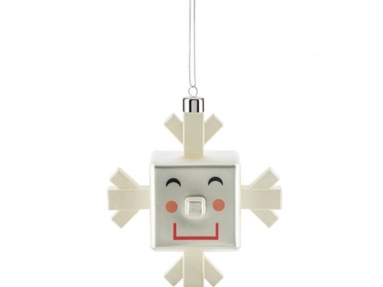 Χριστουγεννιάτικο Στολίδι Snowray Le Palle Quadrate GJ02 9 10x10,2cm Multi Alessi