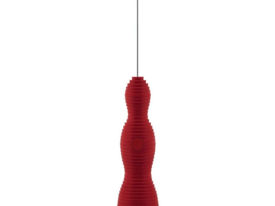 Φραπιέρα Χειρός Pulcina MDL11 R 5x4x27,5cm Red Alessi Πλαστικό