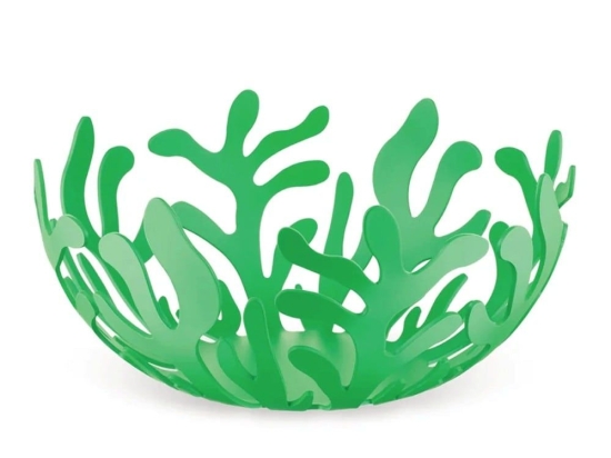 Φρουτιέρα Mediterraneo ESI01/21GR Φ21x9,5cm Μεταλλική Green Alessi Μέταλλο