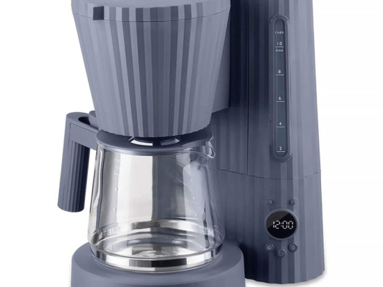 Καφετιέρα Plissé MDL14 G 1500ml Grey Alessi Ρητίνη