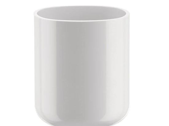 Ποτηροθήκη Birillo PL03 W 9,5x11cm White Alessi Bamboo,Ξύλο
