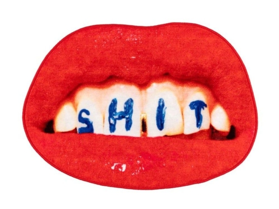 Χαλάκι Shit 18189 60x90cm Multi Seletti 60Χ90 Πολυέστερ