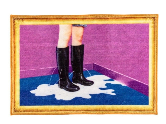 Χαλάκι Milky Boots 18191 60x90cm Multi Seletti 60Χ90 Recycled