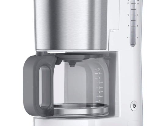 Καφετιέρα PureShine KF1500WH 1000W 10cups White-Grey Braun