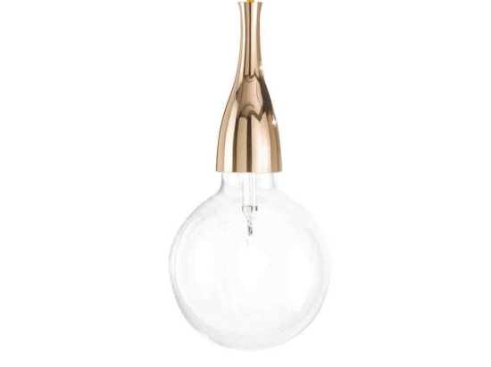 Φωτιστικό Οροφής Minimal 009391 12,5x35/242cm 1xE27 70W Gold Ideal Lux