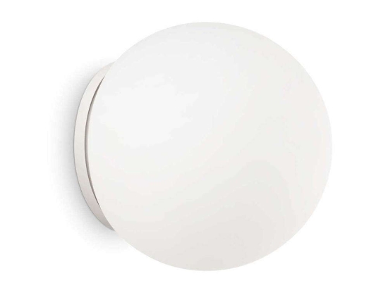 Φωτιστικό Τοίχου-Απλίκα Mapa 059815 20x18cm 1xE27 60W White Ideal Lux