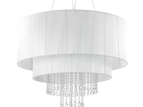 Φωτιστικό Οροφής Opera 165011 90x83/270cm 10xE27 60W White Ideal Lux