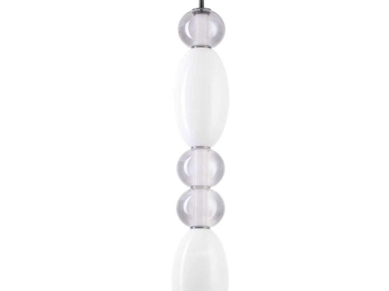 Φωτιστικό Οροφής Lumiere 314174 Φ16x312,5cm Led 4550lm 39W 3000K White-Grey Ideal Lux