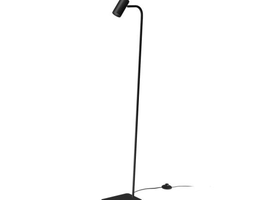 Φωτιστικό Δαπέδου Ginger 326658 GU10 15x22x122cm Black Ideal Lux