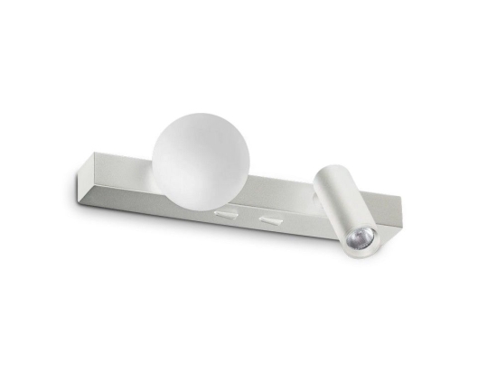 Φωτιστικό Τοίχου Ping Pong 336534 3000K 600lm 21,6x9x9,5cm White Ideal Lux