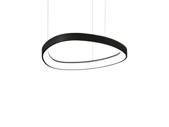 Φωτιστικό Οροφής Κρεμαστό Gemini 341538 D042 On-Off 2700K 4000lm Black Ideal Lux
