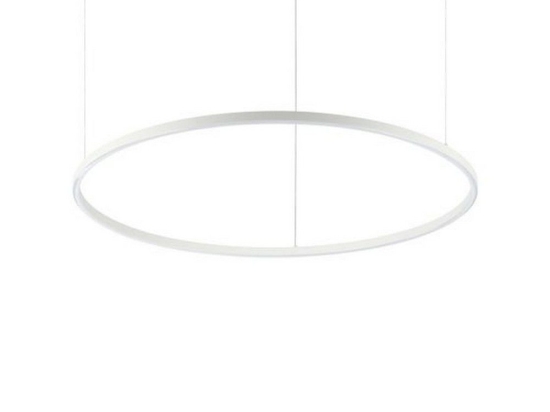 Φωτιστικό Οροφής Κρεμαστό Oracle Slim Round 342115 D090 2700K 5150lm On-Off White Ideal Lux