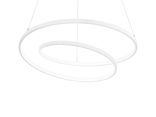 Φωτιστικό Οροφής Κρεμαστό Oz 342436 On-Off 4000K 6400lm D80x39cm White Ideal Lux