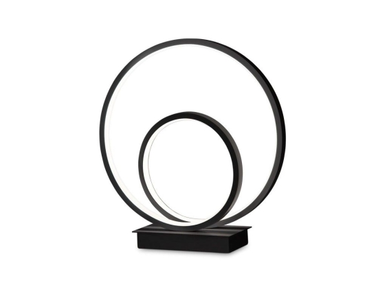 Επιτραπέζιο Φωτιστικό Oz 342504 On-Off 4000K 2800lm 28x8x31cm Black Ideal Lux