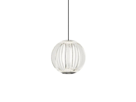 Φωτιστικό Οροφής Κρεμαστό Diamond 343457 3000K 470lm 11x230cm Clear Ideal Lux